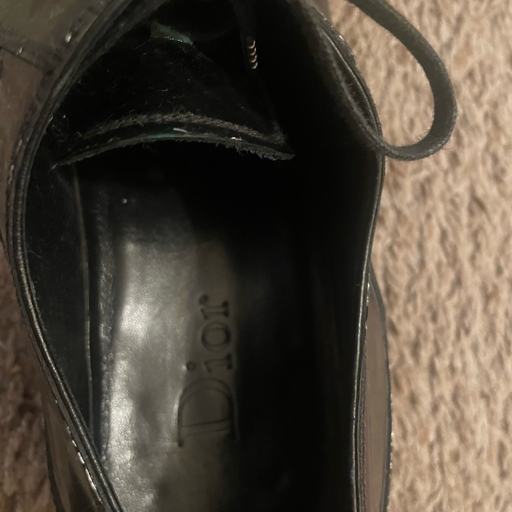 Dior Men’s Patent Leather Oxfords - Picture 3 of 7